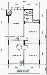 Blk 2 Tanjong Pagar Plaza (Bukit Merah), HDB 3 Rooms #468913811